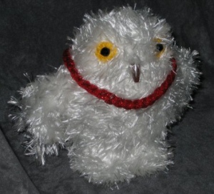 Alex's snowy owl Hedwig